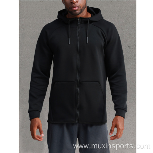 Full Zip Long Sleeve Men Hoodies Casual Hoodies